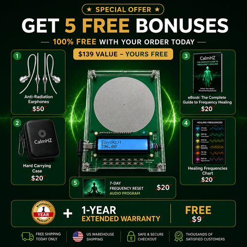 CalmHZ™ Bio-Healing Frequency Generator – The Natural Solution Your Body's Been Waiting For