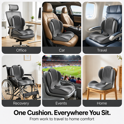 Secello SitWell™ Back Support Seat Cushion