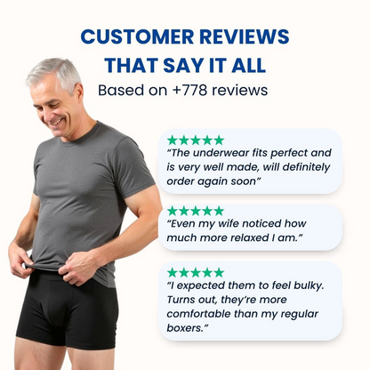 Men’s Maximum Absorbency Cotton Boxer Briefs