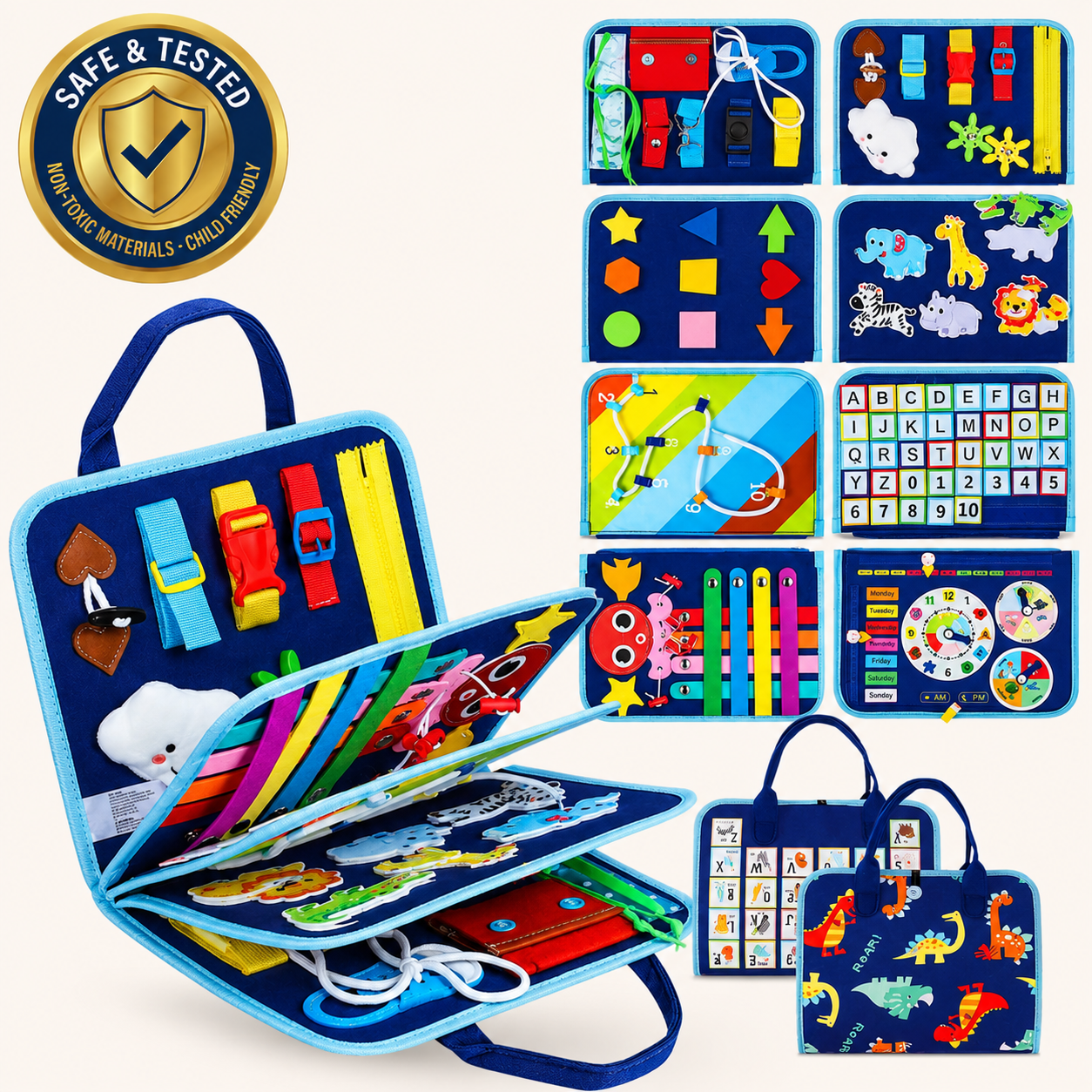 Secello Montessori Busy Board