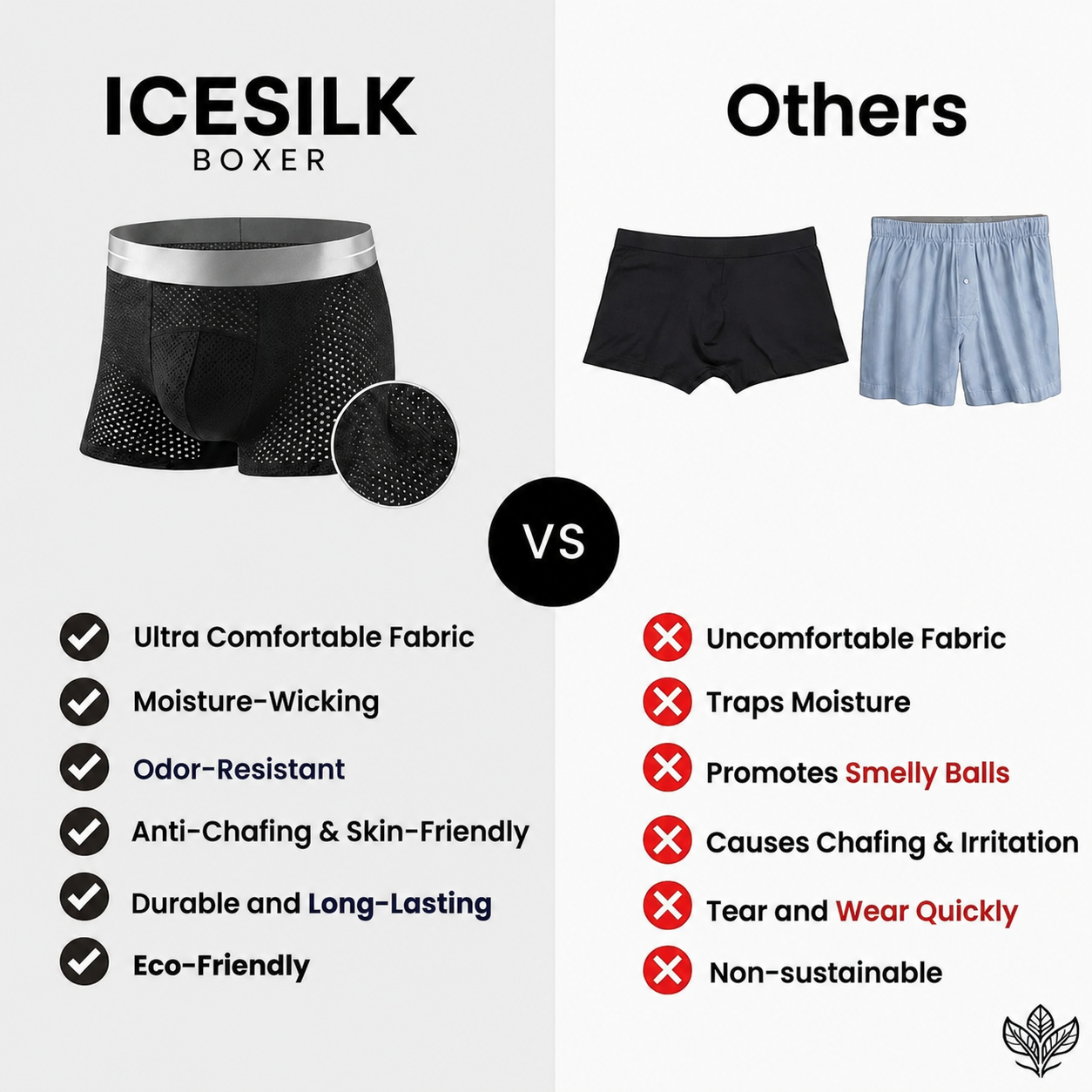 🔥 BEST DEAL 70% OFF🔥Premium Leakproof IceSilk Mesh Men's Boxer